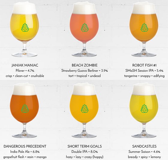 Available on draft when Kings County Brewers opens in September