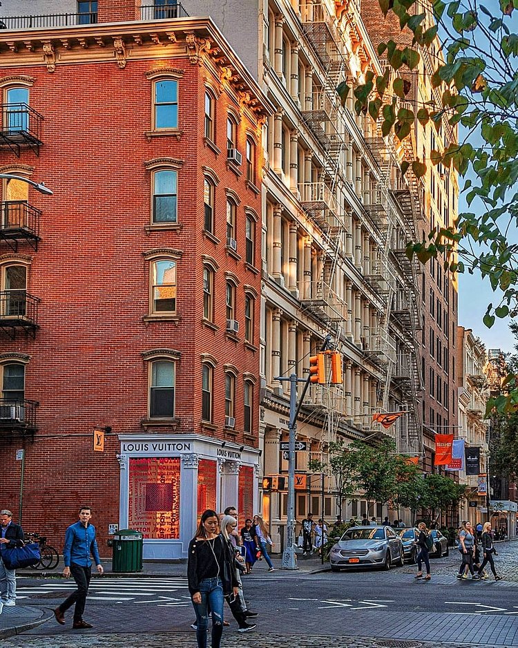 Prince St. and Greene St., Soho, Manhattan