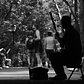 Chinese erhu player creates haunting music in NYC's Central Park