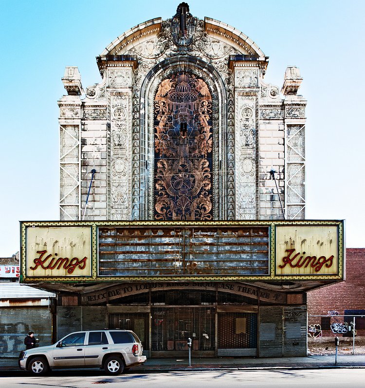 front elevation, Loew's Kings Theatre (1929), 1027 Flatbush Avenue, Flatbush, Brooklyn, New York
