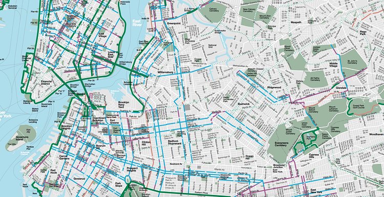 2016 New York City Bike Map