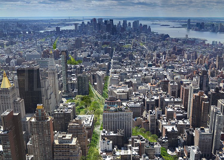 Perkins Eastman proposes turning New York's Broadway into one long park