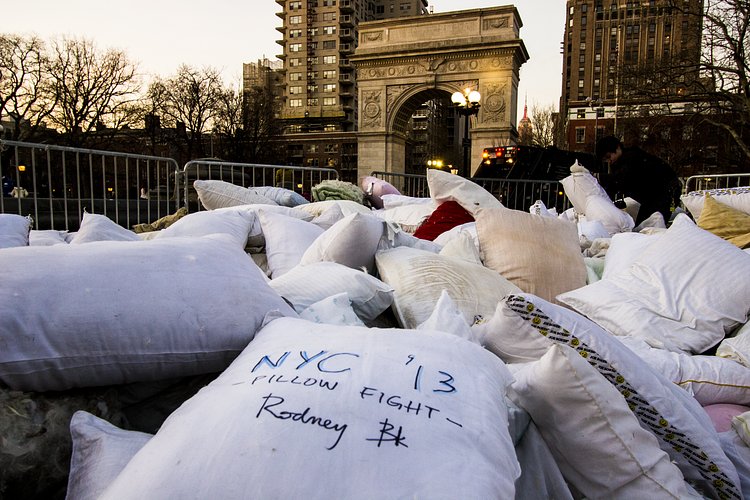 The Aftermath | National Pillow Fight Day NYC