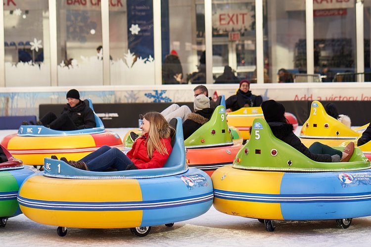 FrostFest: Bumper Cars. Bump, slide, and ride on the ice!