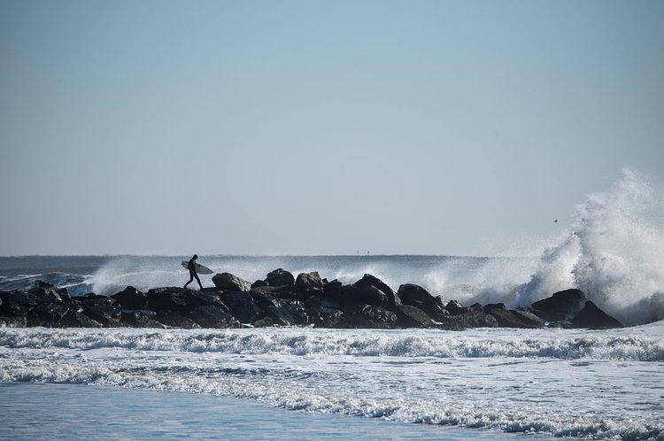 At these beaches, temperatures can get down to the lower 30s even on a sunny day.