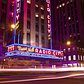 Neon Lights on Radio City Music Hall