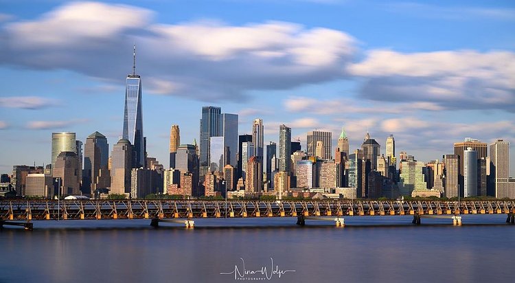 Manhattan Skyline from Liberty Island