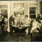 Alice Foote MacDougal entertaining a group of sailors in her small apartment, circa 1917-1918; photograph by Jessie Tarbox Beals.