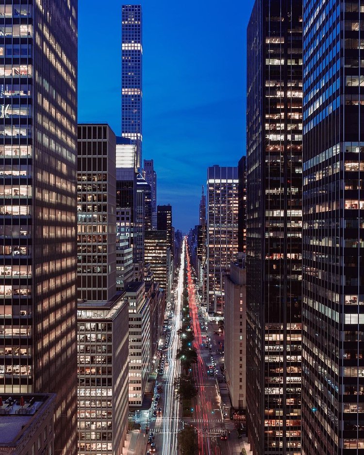 Park Avenue from Helmsley Building, Midtown, Manhattan