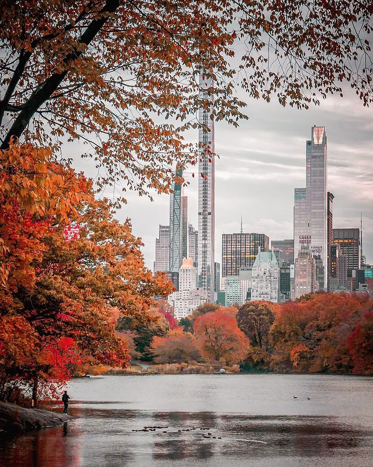 The Lake at Central Park, Manhattan