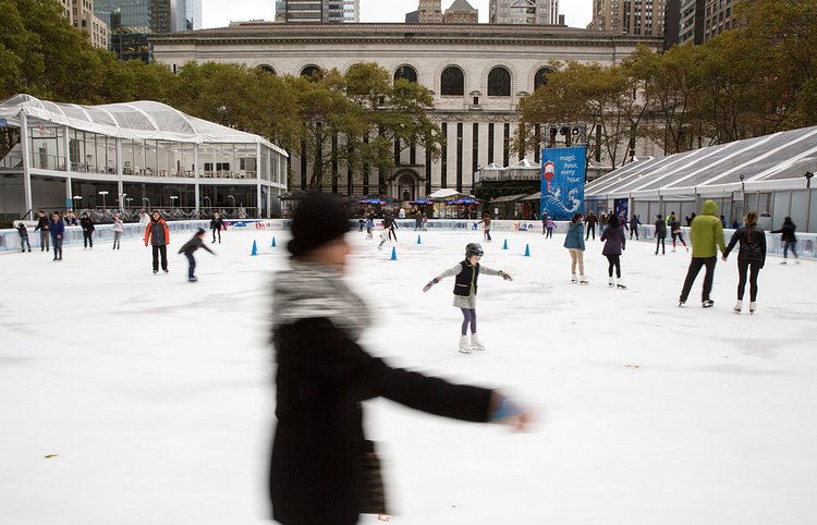 Behind the library, under Bryant Park and the skating rink, a complex storage space is taking shape.
