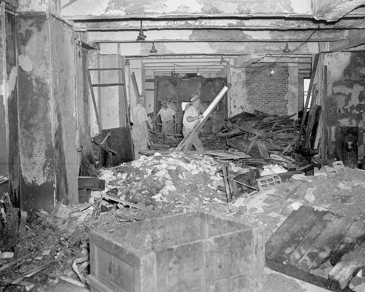 New york Daily News covers the B-25 Empire State Building crash on July 28, 1945.