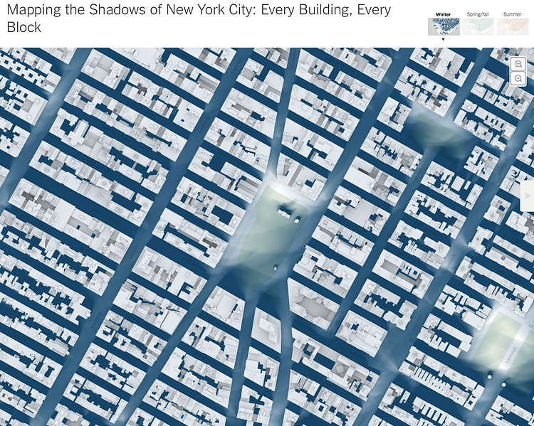 Winter in Union Square (screenshot)