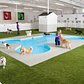 This undated artist rendering courtesy of ARK Development shows Paradise 4 Paws, a holding area for dogs in a new luxury animal terminal planned for New York's JFK Airport.