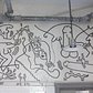Keith Haring's "Once Upon a Time" Bathroom Mural in The Center
