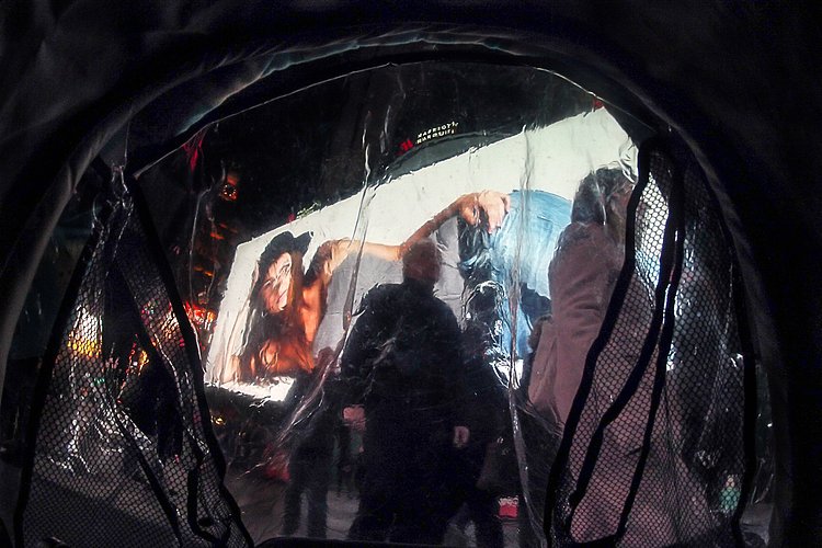 Going for a ride by Radio City Music Hall.