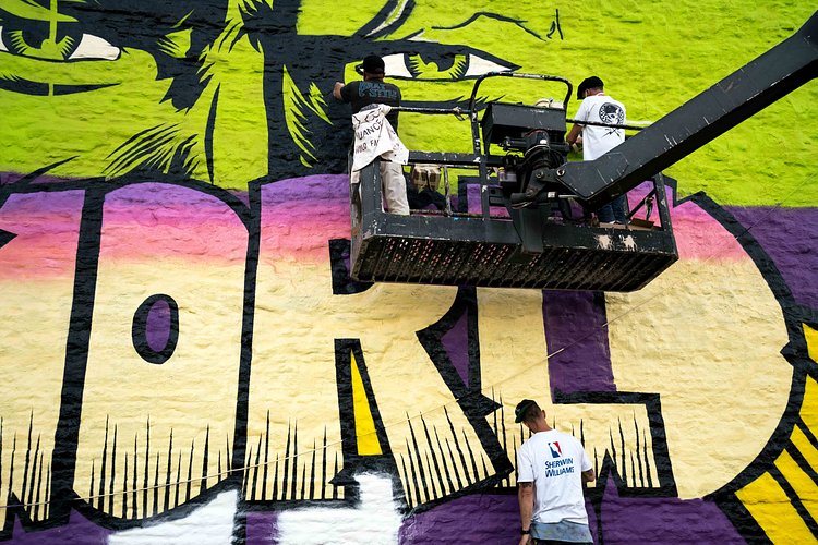 "Save the World", D*Face, Greenpoint, Brooklyn, 2018