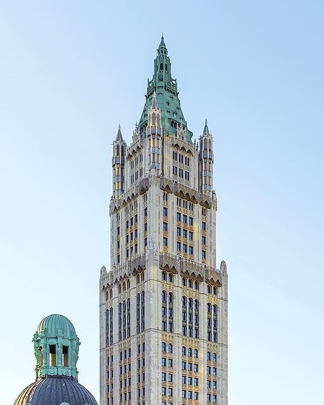 Woolworth Building, New York, New York. Photo via @ch3m1st #viewingnyc #newyork #newyorkcity #nyc