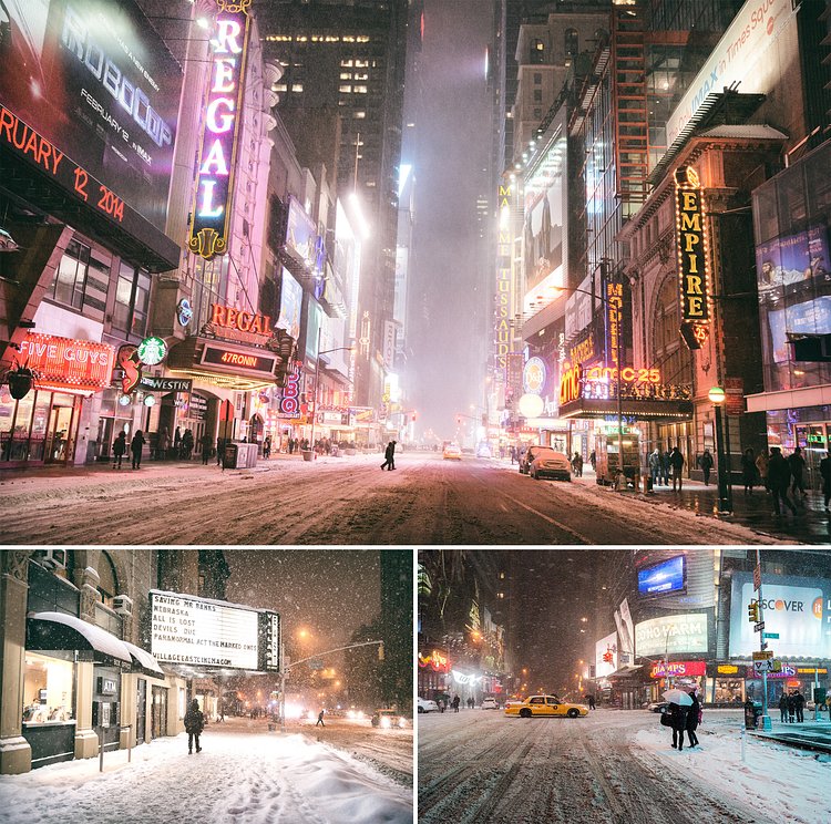 And we walk through the city like somnambulists moving through an otherworldly landscape...