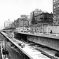 The construction of the BQE and the Brooklyn Heights Promenade, 1948.