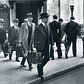 "Chain Gang" of New York Stock Exchange Officers Carries Traded Securities Each Day to Banks and Brokerage Houses, New York, 1937 by Carl Mydans.
