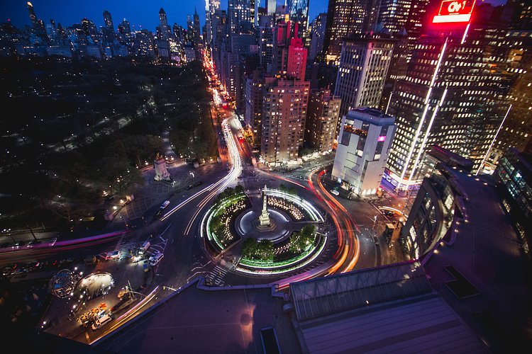 Columbus circle is a mecca for culture in New York City. It lies at the intersection of central park, huge midtown office buildings, and Lincoln Center. It also makes for some great photographs. 