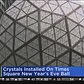 Crystals Installed On Times Square New Year's Eve Ball