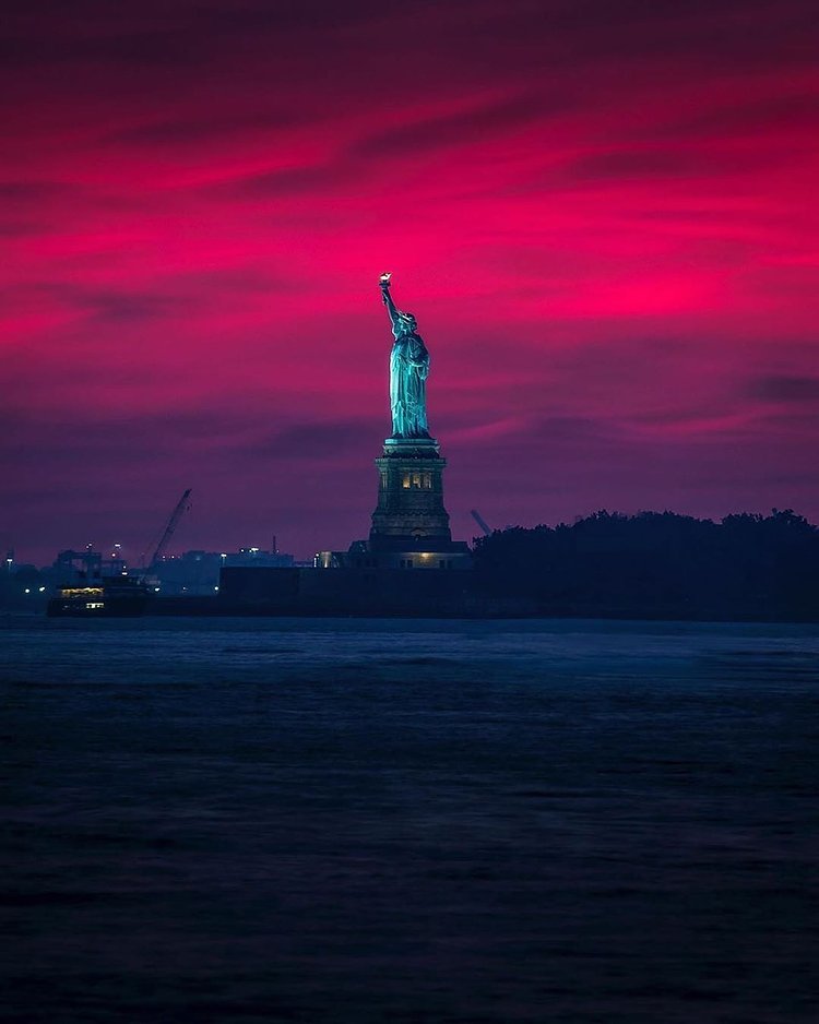 Statue of Liberty, New York, New York.