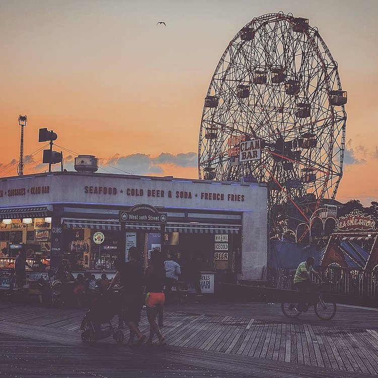 Coney Island, New York City. Photo via @nyc_russ #viewingnyc