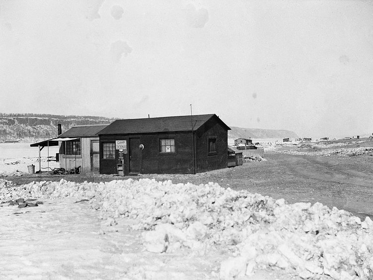 Squatters, Inwood Hill Park waterfront, 1934.