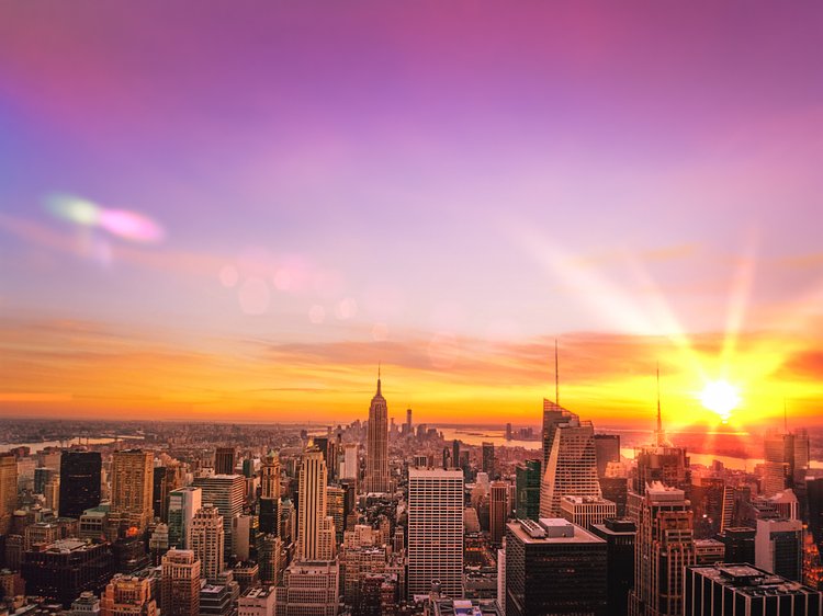 Sunset Over Manhattan