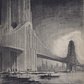 The famed architect Raymond Hood’s 1925 Skyscraper Bridges were designed to “reduce crowding while providing a unique, water-focused lifestyle.”