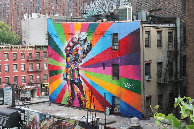 High Line Mural, Kobra, 2012