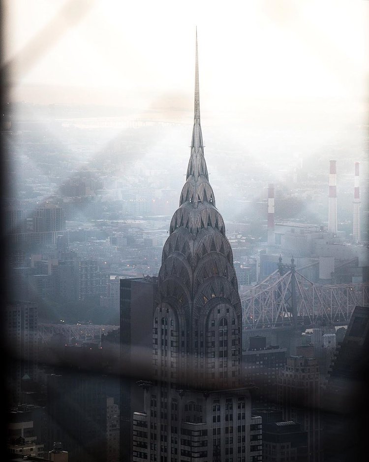 Chrysler Building from Empire State Building Observation Deck