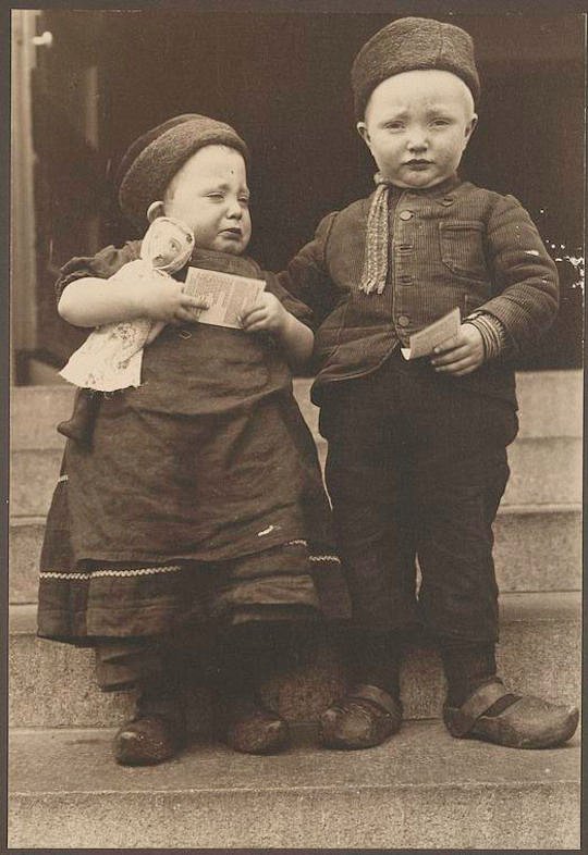 Dutch Children. Portraits for Ellis Island.