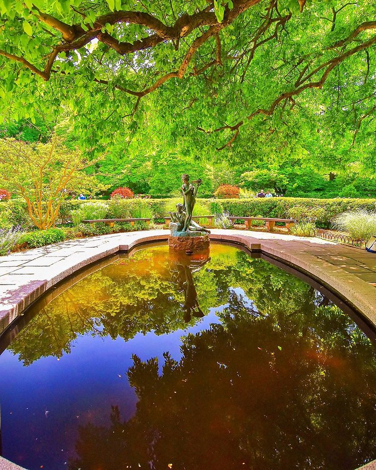 Conservatory Water and Garden, Central Park, Manhattan