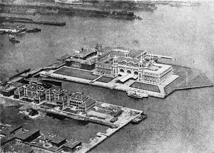 Ellis Island Aerial Photograph (circa 1921)