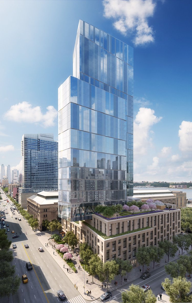 Updated rendering 1 West End Avenue