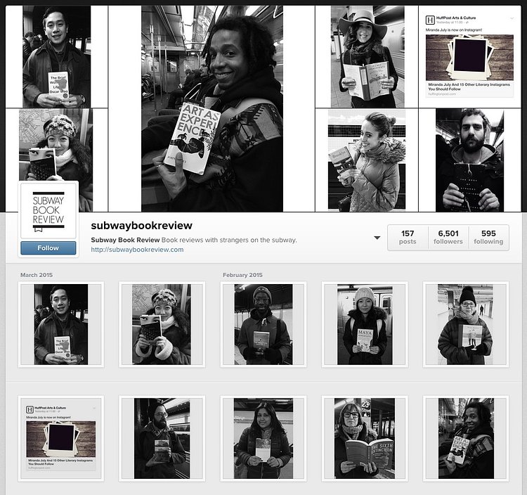 Subway Book Review: Book reviews with strangers on the subway.