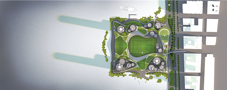 Proposal for future-proof condominiums on Pier 40 in Chelsea