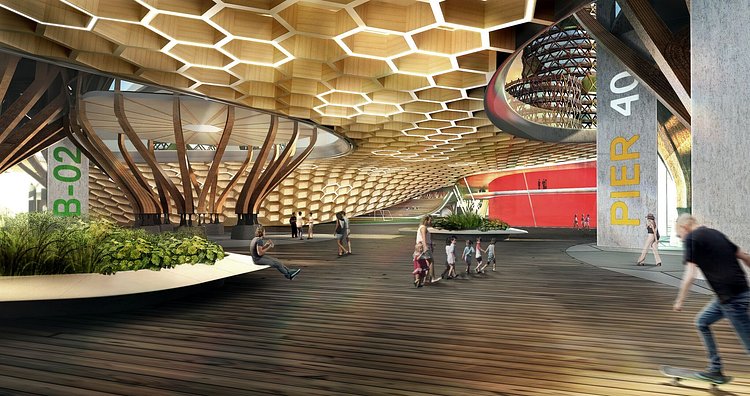 Proposal for future-proof condominiums on Pier 40 in Chelsea