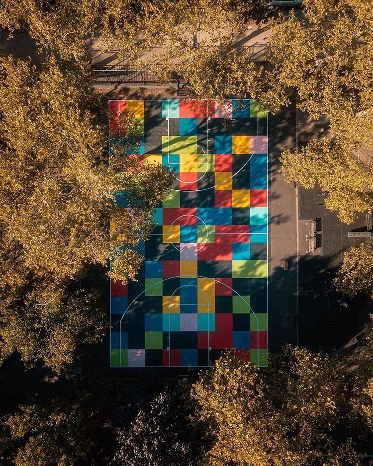 Chelsea Basketball Court, Manhattan.