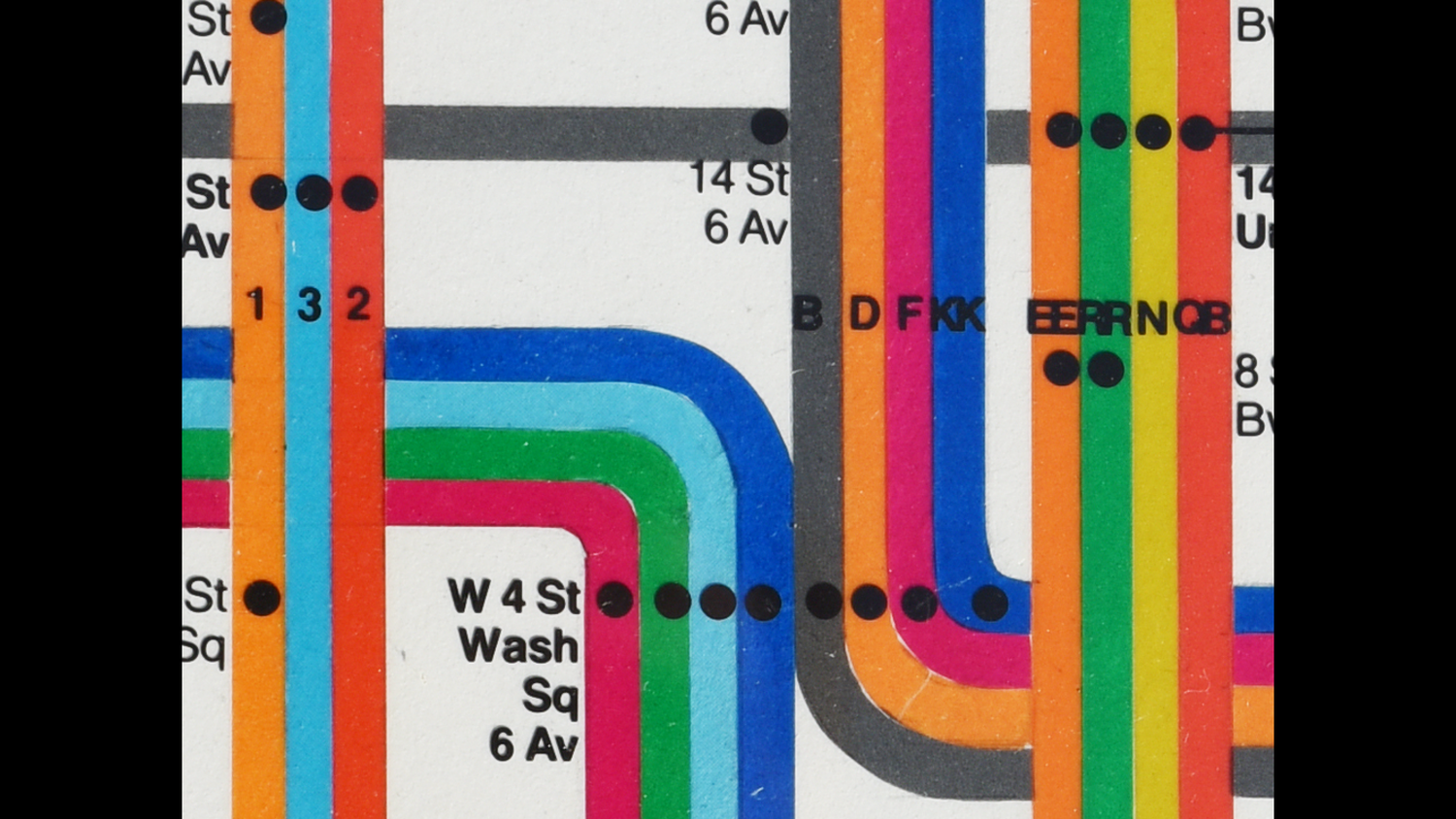 The Diagram Decades of the New York City Subway Map