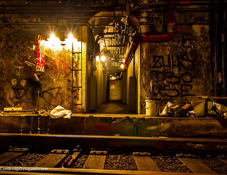 The only exit close to the yard