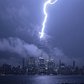 Lightning Hits One World Trade Center, New York