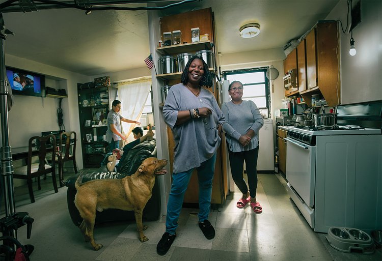 Whoopi Goldberg lived in the Chelsea-Elliot Houses, where Maria Cortes now lives.