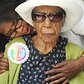Miss Susie (Susannah Mushatt Jones) with her niece Lois Judge during her 113th birthday party in 2012.