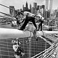July 7, 1981: Ironworkers on the Brooklyn Bridge attended to cables that had snapped, closing down the pedestrian walkway from June 28 — when the cables broke — until early August. “Akira Aimi, the 32-year-old Japanese freelance photographer who was critically injured when he was hit by one of the snapped cables, died yesterday at St. Vincent’s Hospital,” reported The Times. Have no fear, however, said a representative of the Transportation Department. “When the retainers are installed, it will be equally safe for pedestrians and bicycles. I would walk across it then with my wife and family anytime,” he said.