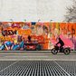 Bowery Wall’s newest mural by PichiAvo mixes colors and classicism
