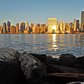 Watching the Moon at Sunrise - Time-lapse video of Midtown Manhattan and the Empire State Building at dawn